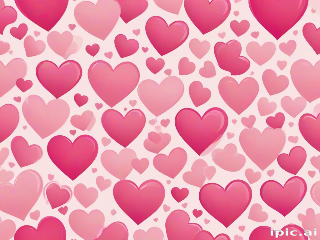 pink heart clipart