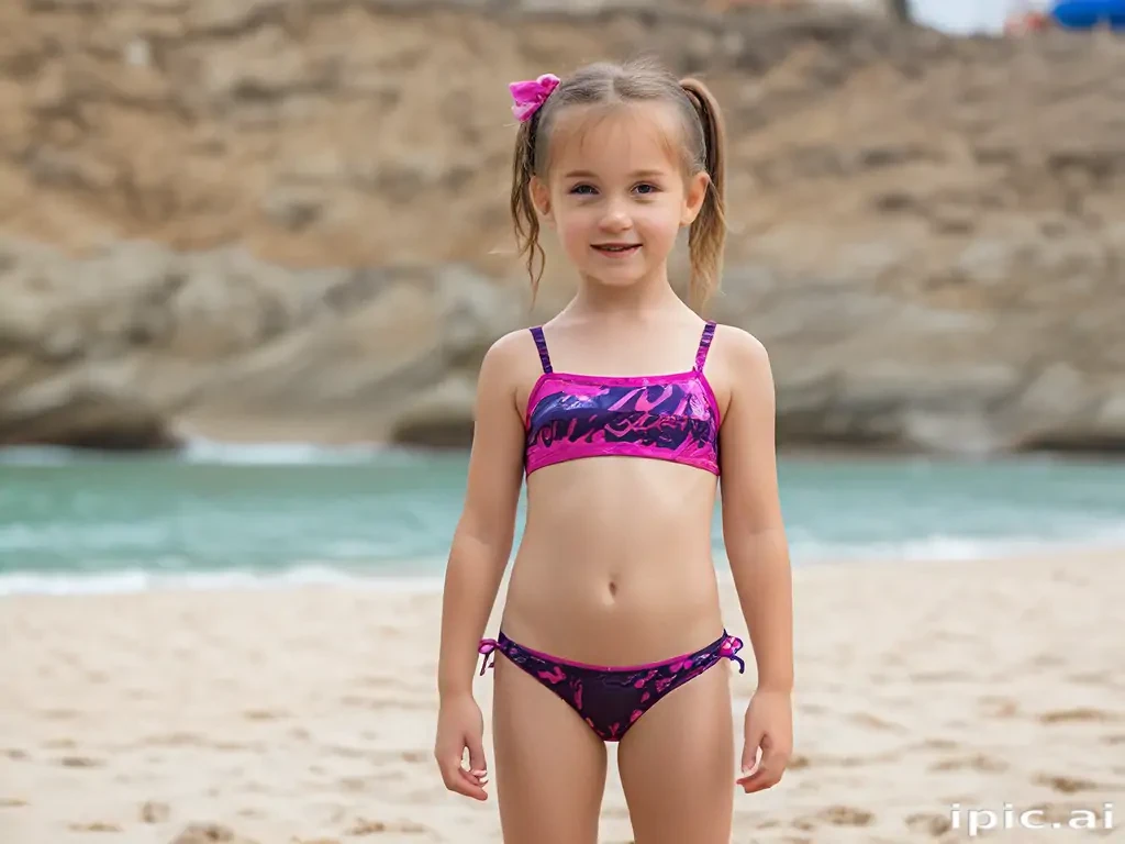 ai little girl bikini