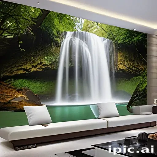 water fall wall paper