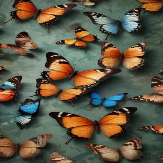 butterfly wall paper