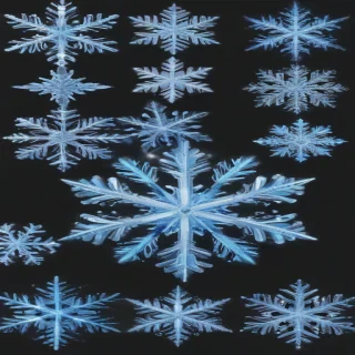 snowflake clipart with transparent background