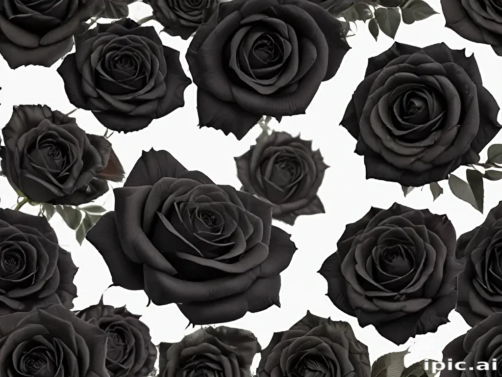 black roses png