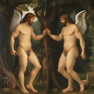 pictures of adam and eve