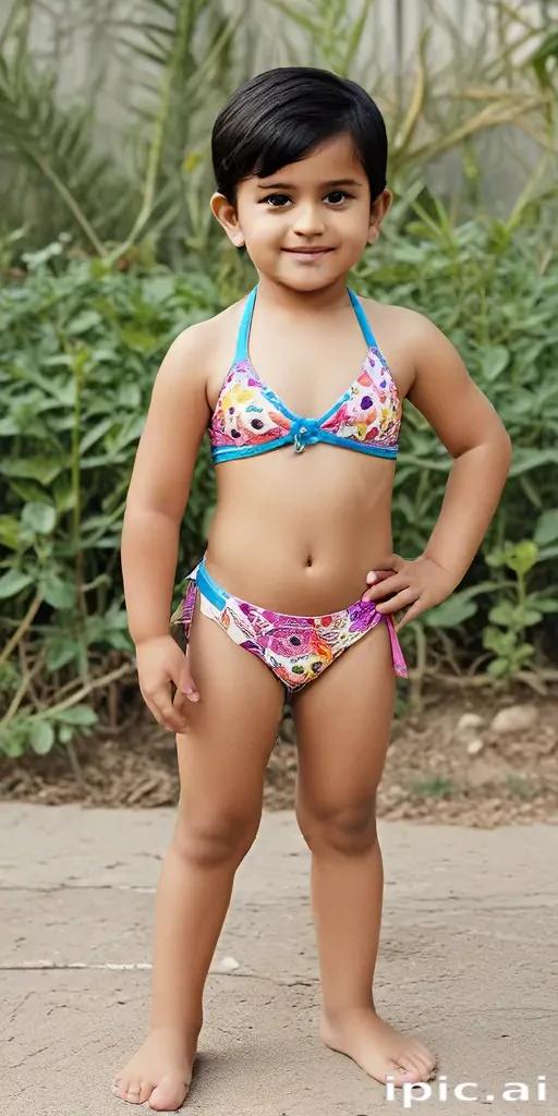 indian kid bikini