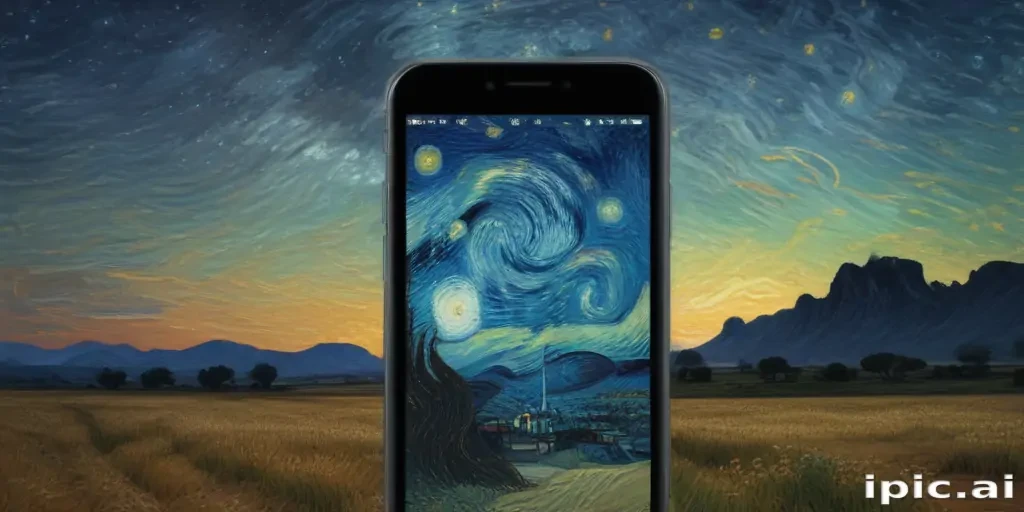 iphone van gogh wallpaper