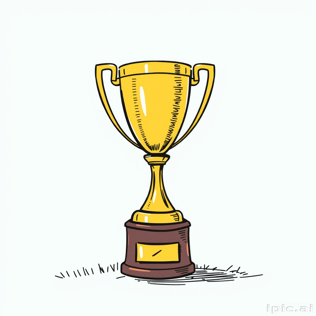 trophy drawing