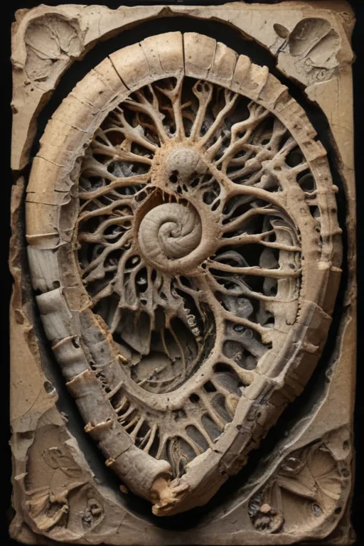 fossil drawing