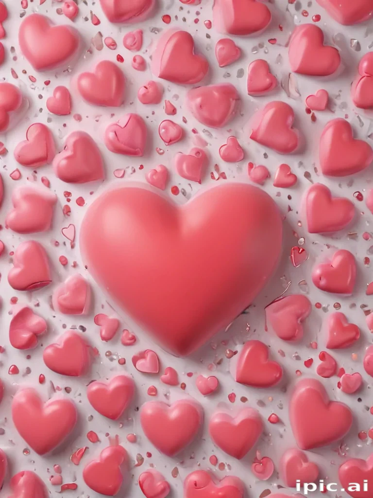 cute heart background