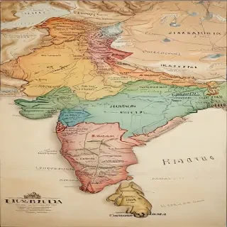 map of india