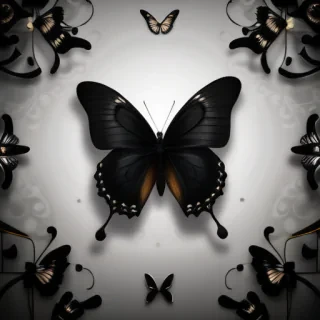 black butterfly wallpaper hd