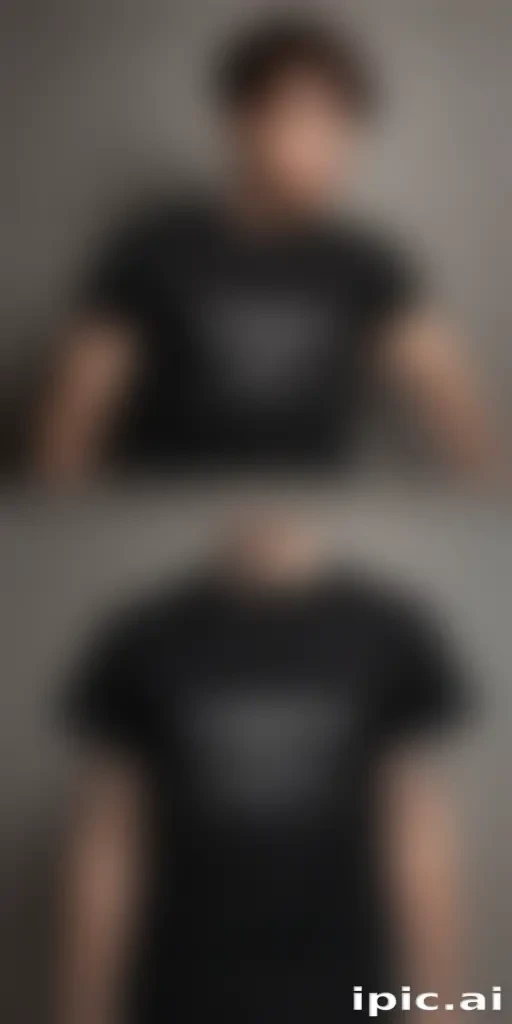 black mockup t shirt