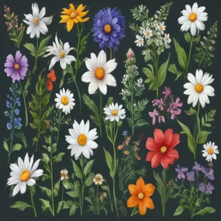 free wildflower clipart