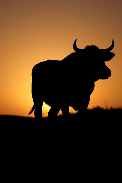 cow silhouette