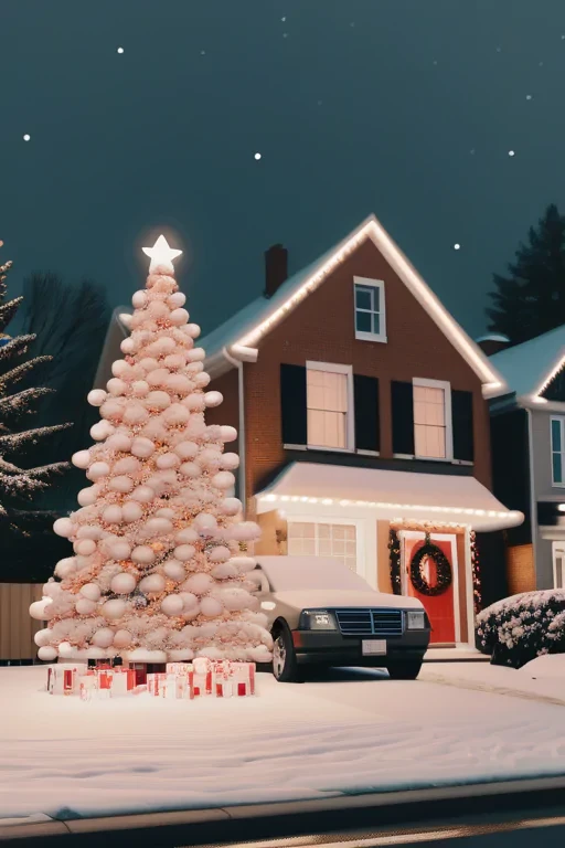 christmas photos aesthetic