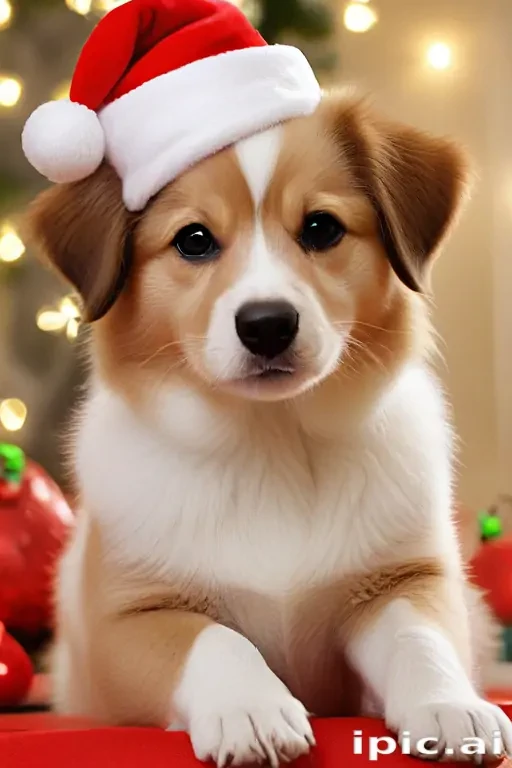 christmas dog wallpaper