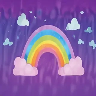 cute rainbow backgrounds