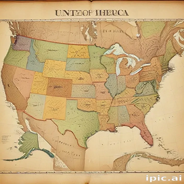 map of united states of america