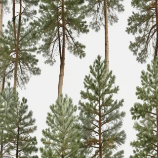 pine trees transparent background