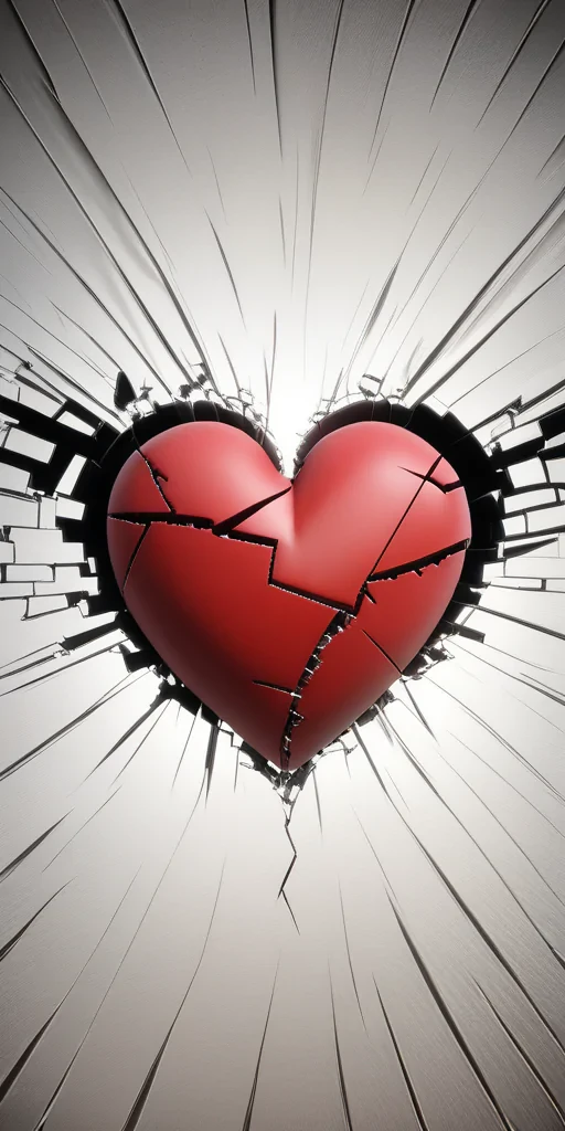 broken heart background
