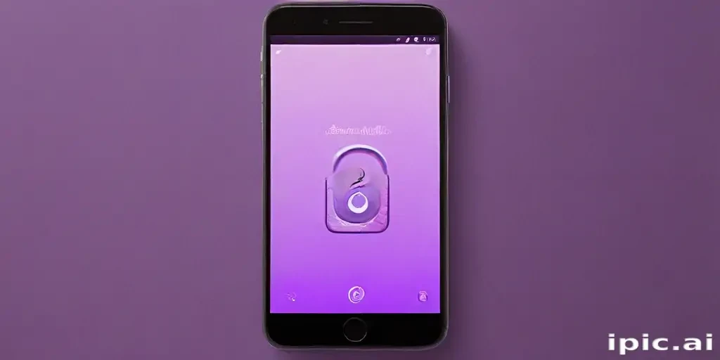 purple lock screen