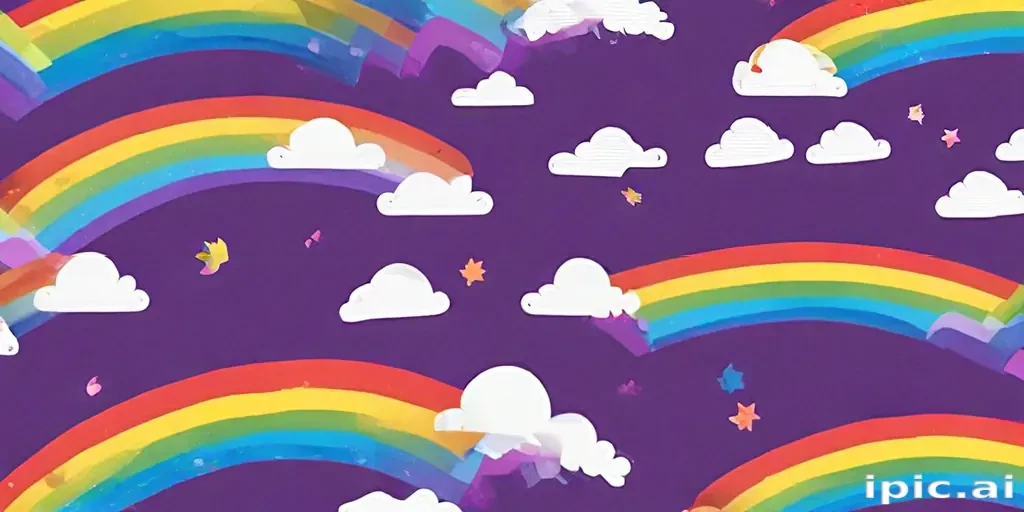 cute rainbow backgrounds