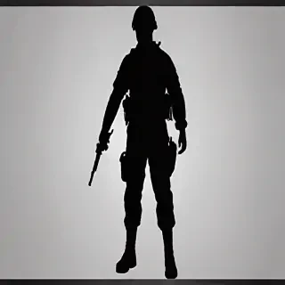 soldier silhouette png