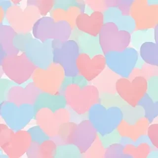pastel heart background