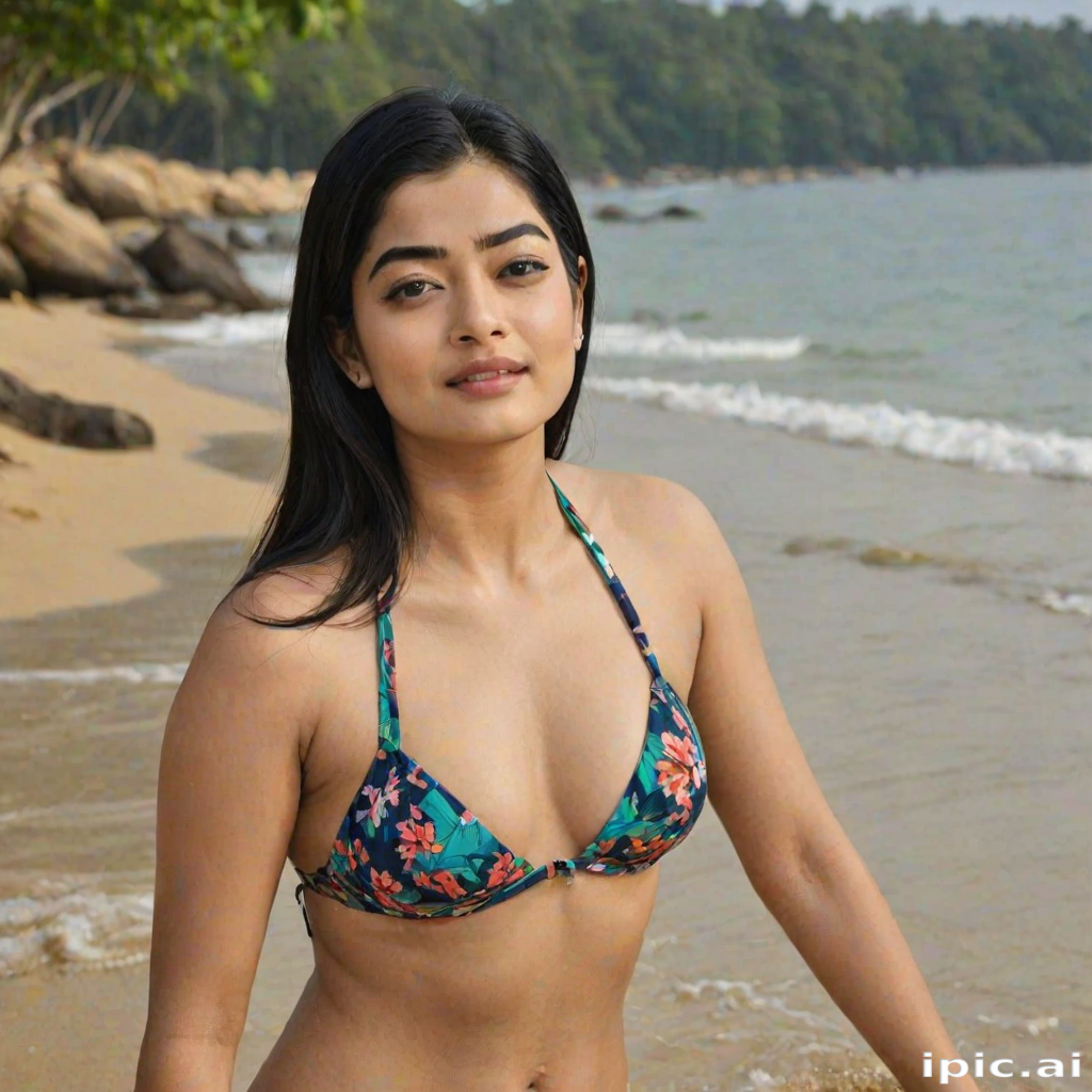 rashmika mandanna in bikini