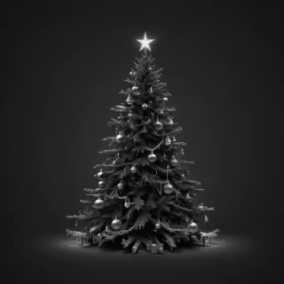 dark christmas wallpaper
