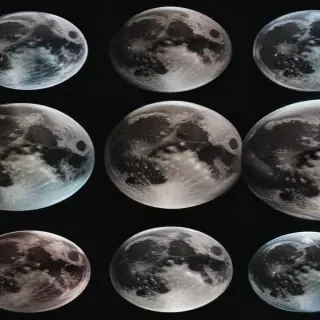 transparent moon