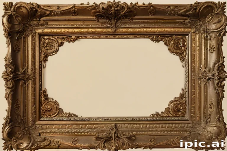 antique frame png