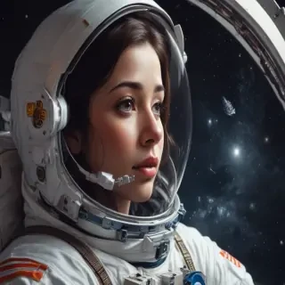 astronaut cartoon