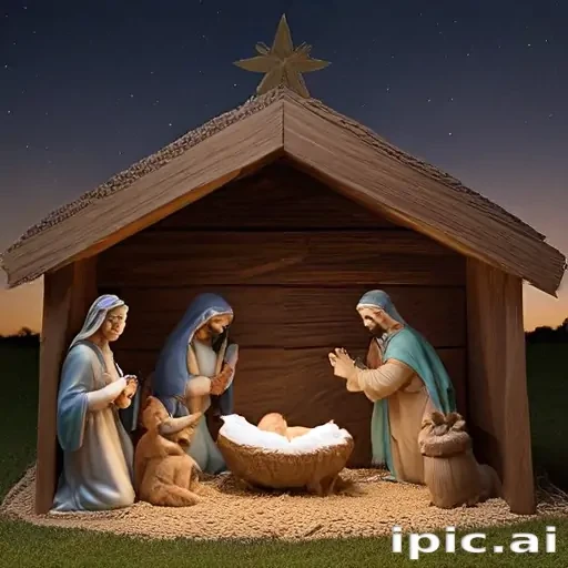 free christmas nativity scene