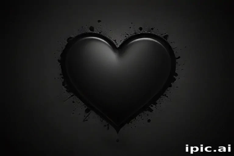 black heart background