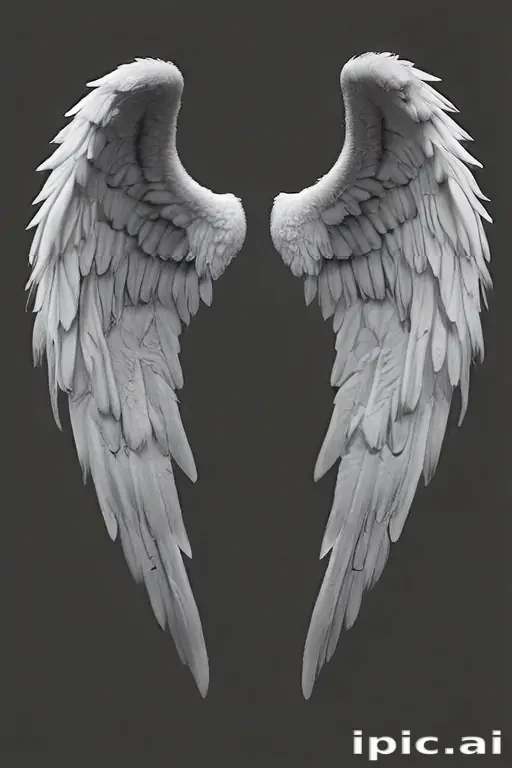 realistic angel wings png