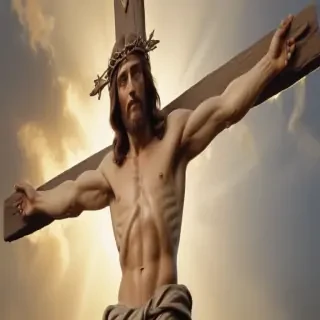 pictures of jesus on a cross
