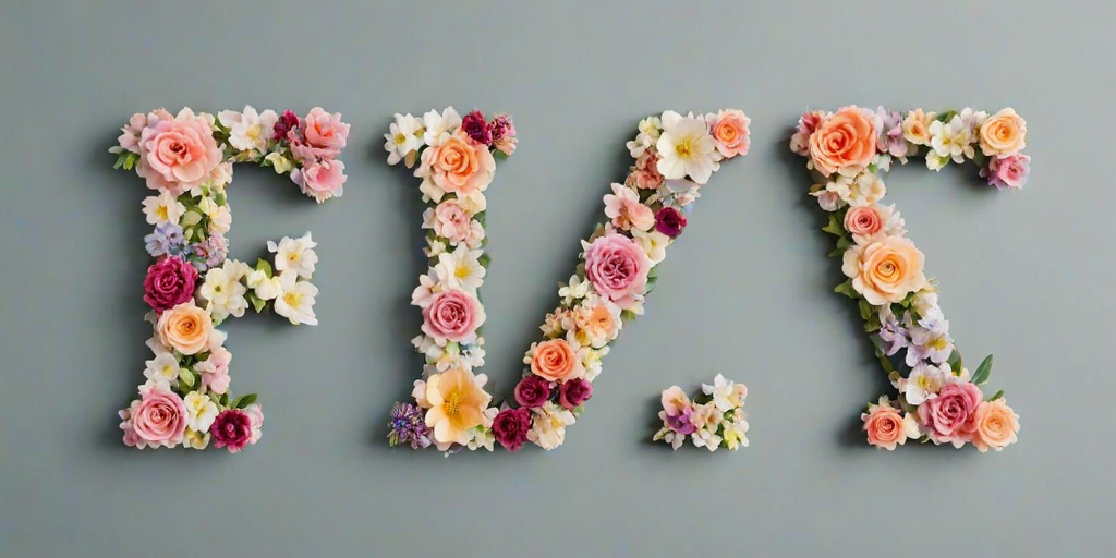 floral letters