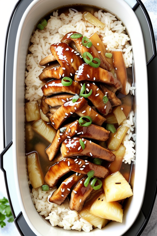 pineapple teriyaki chicken crock pot