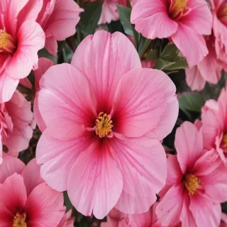 pink flower background