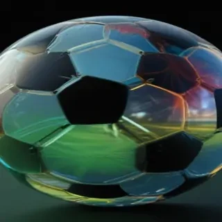 transparent soccer ball