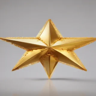 golden star transparent