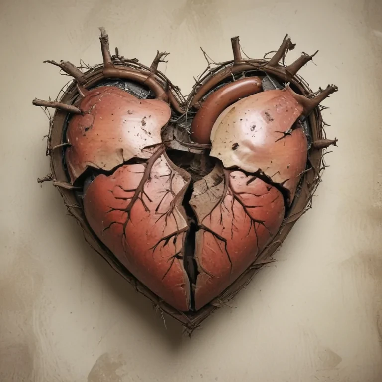 broken heart aesthetic