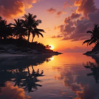 aesthetic wallpaper sunset