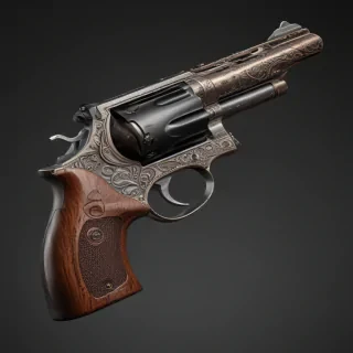 gun with transparent background