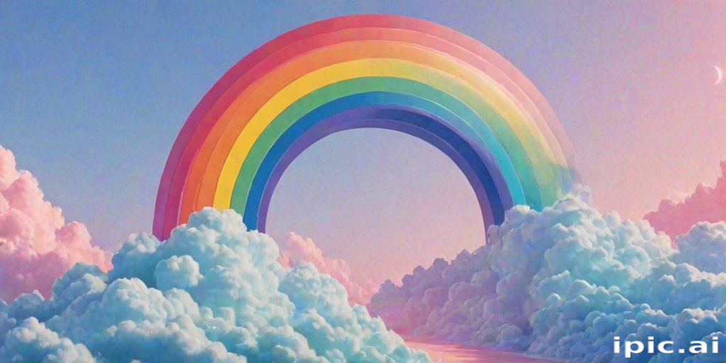 aesthetic wallpapers rainbow