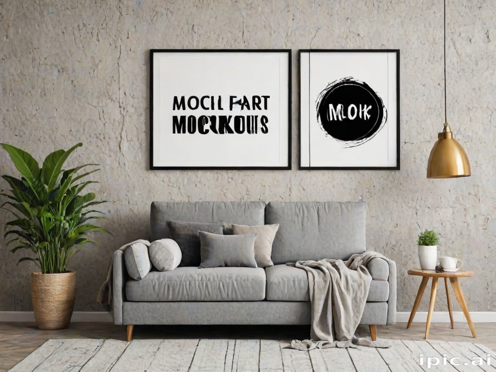 free wall art mockups