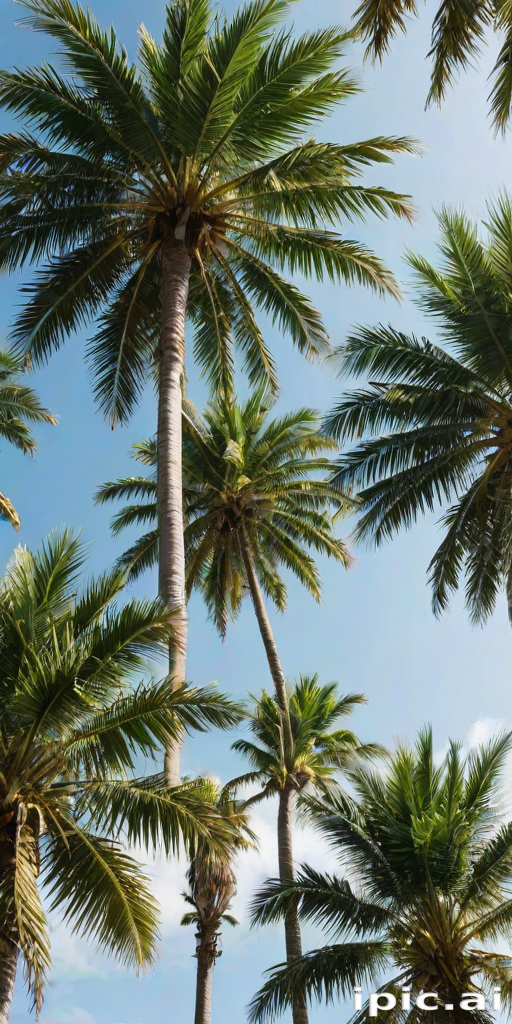 palm trees transparent