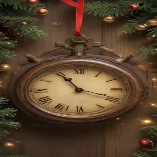 happy new year vintage