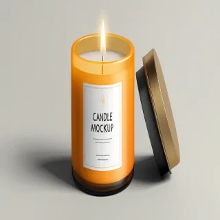 candle mockup