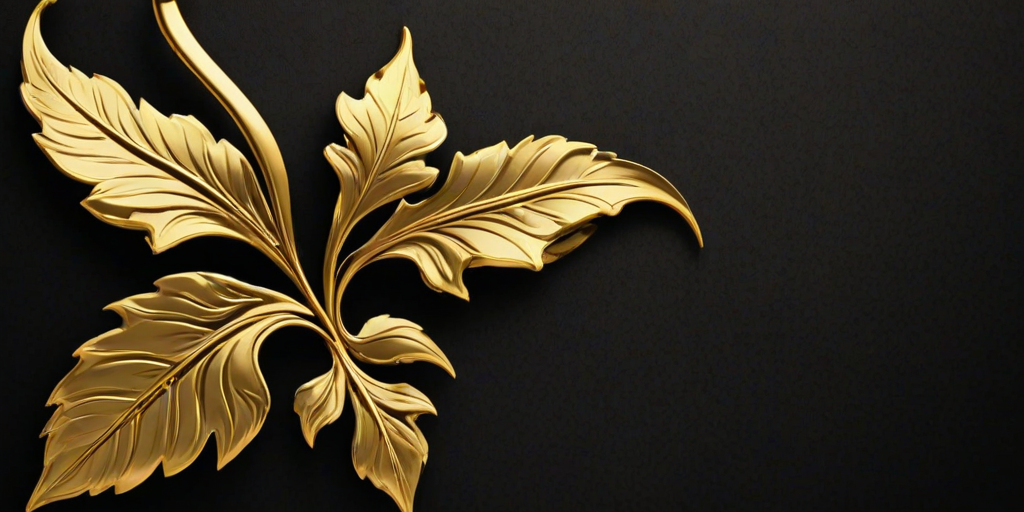 gold black background